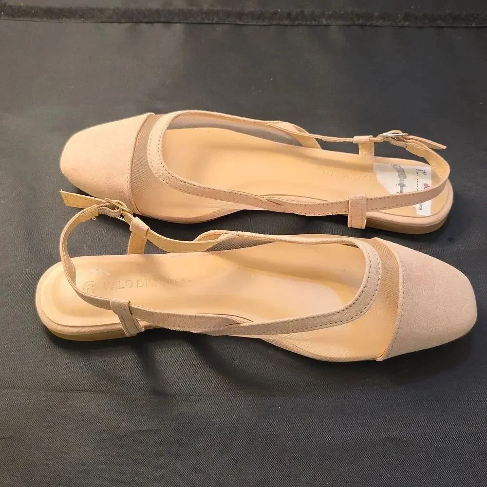 BRAND NEW WILD DIVA LOUNGE SLINGBACK WOMEN'S FLAT